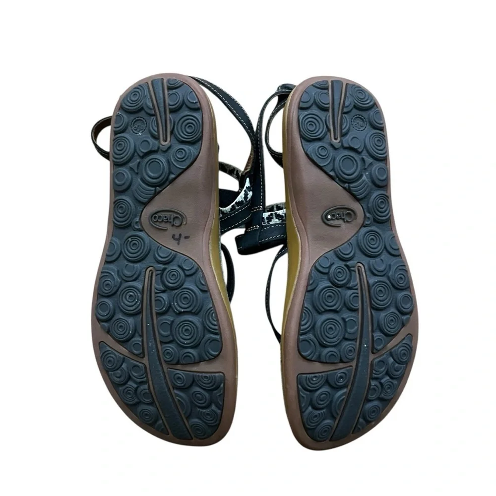 Chaco’s Women’s Loveland Dolman Black Leather Webbing Adjustable Sandal SZ 7 - Picture 6 of 12